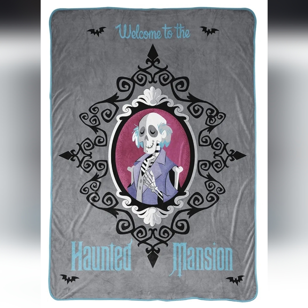 New In Bag Jay Franco Disney Haunted Mansion Blanket 62 X 90